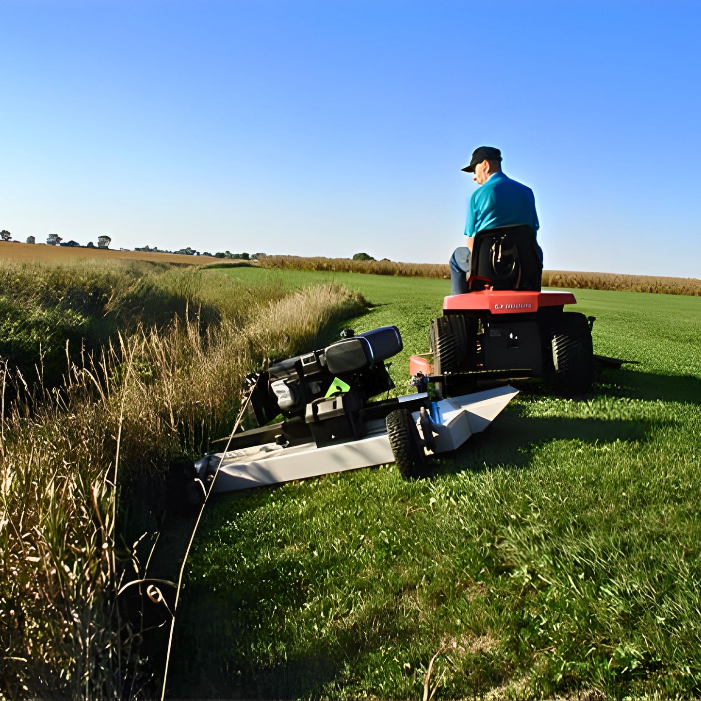 Pull Behind Finish Cut Mower AcrEase Model H40B