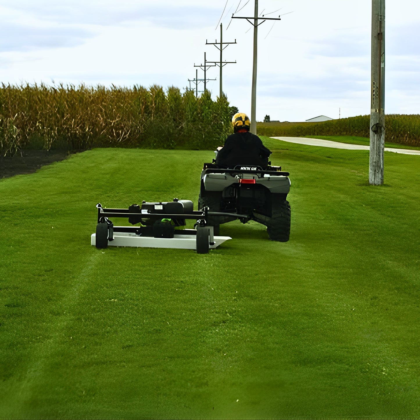 Commercial Grade Pull Behind Finish Cut Mower AcrEase Model Pro60K