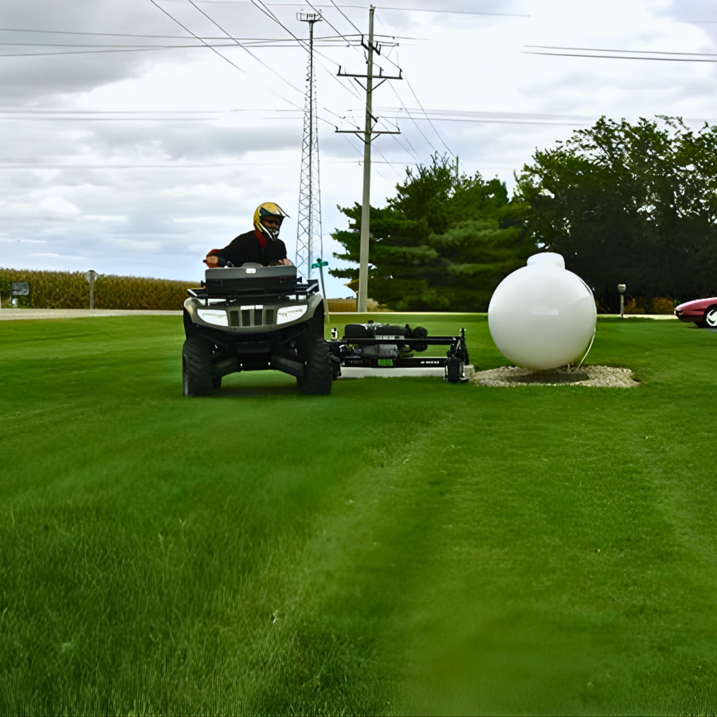 Commercial Grade Pull Behind Finish Cut Mower AcrEase Model Pro60K