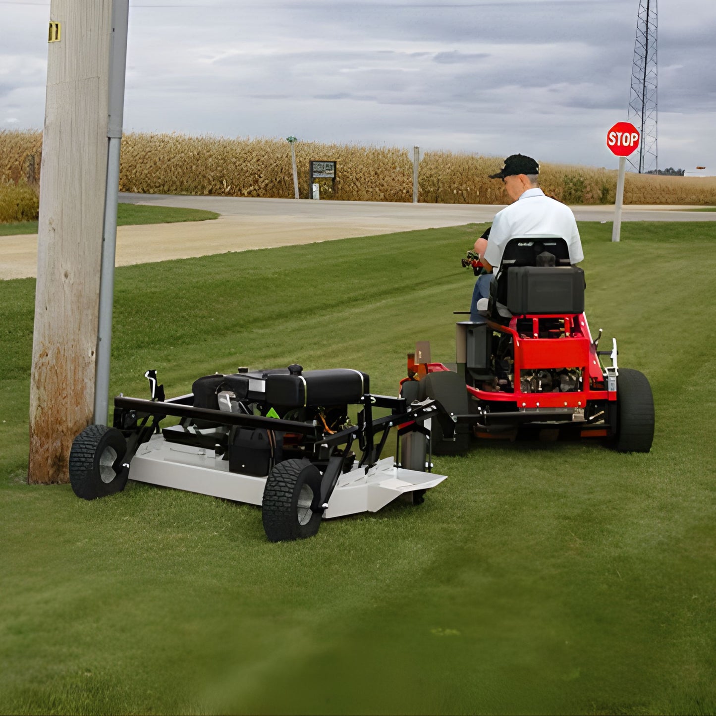 Commercial Grade Pull Behind Finish Cut Mower AcrEase Model Pro60K