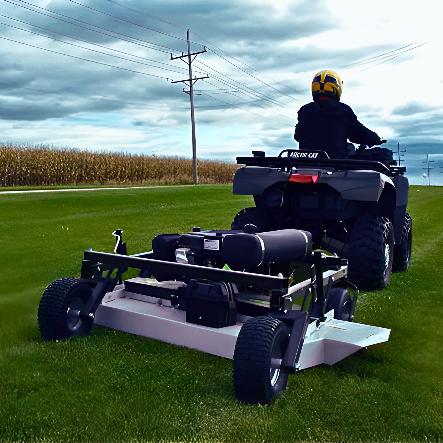 Commercial Grade Pull Behind Finish Cut Mower AcrEase Model Pro60K